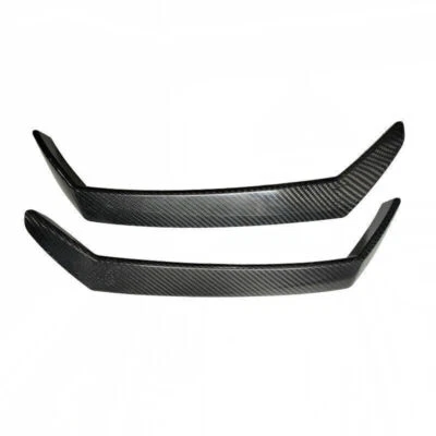 Cubierta de tira lateral de parachoques delantero de fibra de carbono seca para Lamborghini Urus 2018-2021 Foto 1 de 4