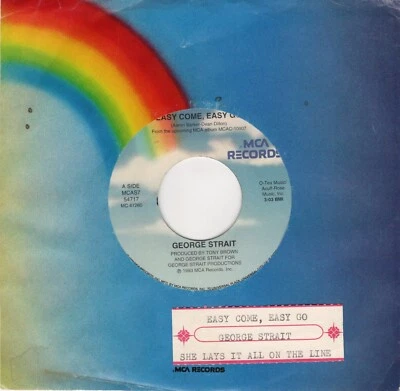 George Strait – Easy Come, Easy Go 1993 MCA Country VG+ - Image 1 of 2