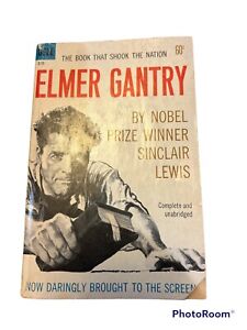 Vintage Paperback ELMER GANTRY by SINCLAIR LEWIS, DELL #S10