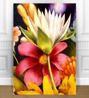 FRIDA KAHLO BASKET OF FLOWERS CANVAS ART PRINT 16x12"