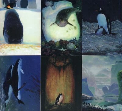 Juego de cartas Lost Worlds William Stout cromo persecución C1 - C6 imágenes de cómic 1993 Foto 1 de 2