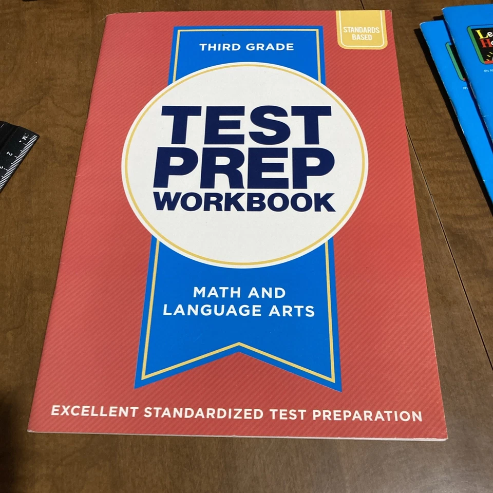 Math And Language Arts Workbook Grade 3 Answers Included, Excellent Standardized - Image 1 of 1
