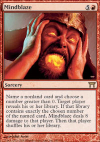 Mindblaze ~ Lightly Played Champions of Kamigawa MTG Magic UltimateMTG Red Card - Image 1 of 1