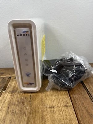 ARRIS Surfboard SB6190 Docsis 3.0 Cable Modem White High Speed Internet Fast - Image 1 of 4