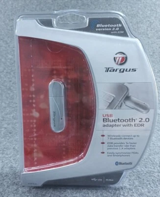 Targus USB Bluetooth 2.0 Adapter with EDR New Model ACB10US PC/Mac - Image 1 of 4