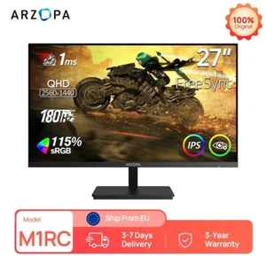 Écran PC Moniteur Gaming 27” QHD (2K) BLACK – 180Hz – FastIPS – 1ms – HDR10 - Photo 1/6