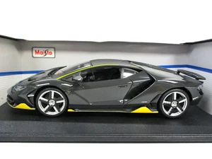 MAISTO - SPECIAL EDITION - LAMBORGHINI CENTENARIO (DARK GRAY) - 1/18 DIECAST - Picture 1 of 18