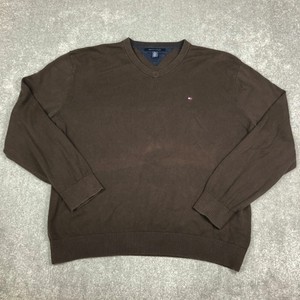 tommy hilfiger brown sweater
