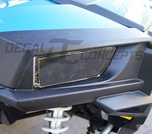 Polaris RZR 1000 Dark Smoked Headlight tint overlay xp1k xp4 head light (2 pc) - Picture 1 of 3