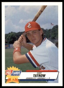 1993 Fleer ProCards Danny Tatrow Johnson City Cardinals #3691