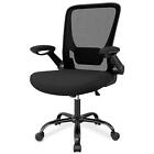 360° Rotating Office Chair Adjustable Height Soft Armrests Drafting Desk Chair