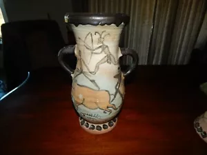 UNICO VASO 12" DOPPIO MANICO ROGER GUERIN BELGIO CACCIA PRIMATIVA MAIALE FRECCIA #306 - Foto 1 di 9