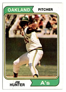 1974 Topps #7 Jim Hunter