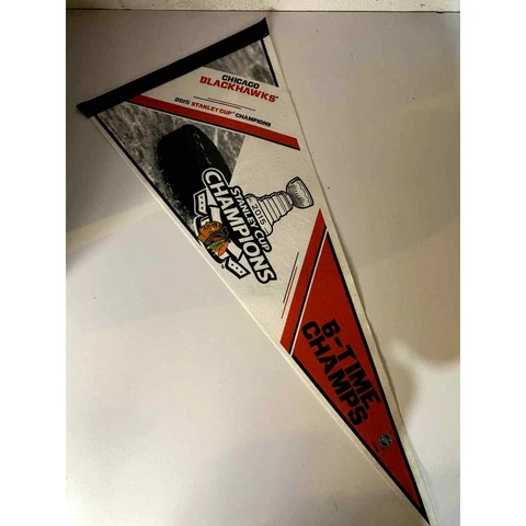 NHL Chicago Blackhawks Vintage 2015 Stanley Cup Champions Style #2 Pennant Towes Cover
