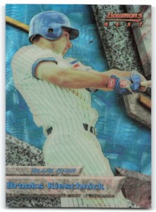 1994 Bowman's Best #5 Brooks Kieschnick Refractor Chicago Cubs 2Y