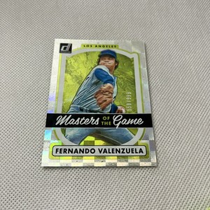 2017 Panini Donruss Fernando Valenzuela Master of the Game /999 #MG-2 Dodgers