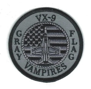 VX-9 EA-18G 'VAMPIRES'  GRAY FLAG  BULLET patch - Picture 1 of 1