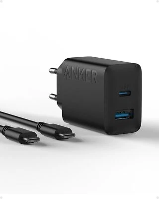 Anker 20W USB C Ladegerät USB-Schnellladenetzteil Kompatibel mit iPhone/ iPad - Bild 1 von 4