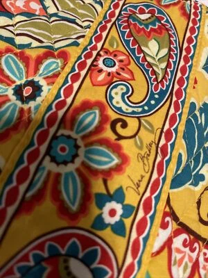 Vera Bradley Cassidy .diaper Bag ,Provençal Yellow Paisley Floral.Changing Pad - Image 1 of 4