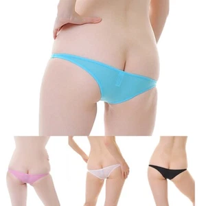 Sexy Tanga Transparente Bragas Calzoncillos Mujeres Ver a través Bragas Tanga Ropa Interior - Imagen 1 de 39