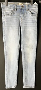 levis 711 skinny jeans kids size 6X Reg 7 years light blue denim girls - Picture 1 of 8