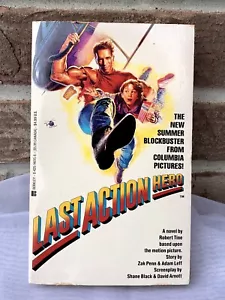 Last Action Hero By Robert Tine 1993 Movie Novelization Tie-in HTF 90s Very Good - Picture 1 of 7