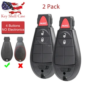 2 Smart Prox Fobik Control Remoto Llavero Carcasa Estuche 3 Botones Almohadilla Para Dodge Ram IYZ-C01C - Imagen 1 de 8