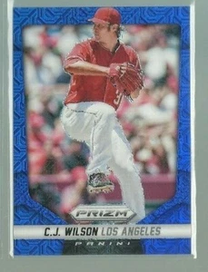 2014 Panini Prizm Prizms Blue Mojo #83 C.J. Wilson 20/75 (ref 82274) - Picture 1 of 1