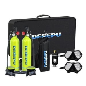 Pompa snorkeling respiratore bombola ossigeno immersione serbatoio 1L DEDEPU S5000PLUS - Foto 1 di 25