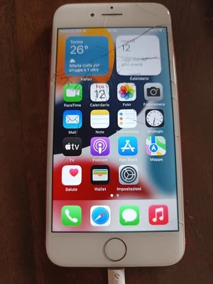 Apple iPhone 7 - 128GB - Rosso (Sbloccato) vetro da riparare o per ricambi - Immagine 1 di 4