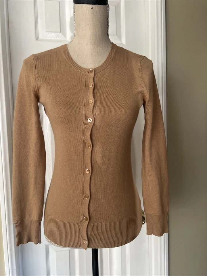 Barneys New York женские шелк и кашемир желтовато-коричневый/бежевый цвет размер S - Изображение 1 из 4