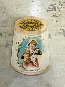 Merrick Thread Co Kalender Victorian Trading Card - Bild 1 von 4