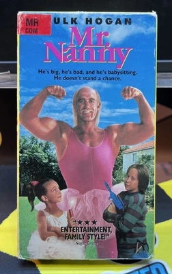 Mr. Nanny (VHS 1993) Movie N4166V Hulk Hogan Comedy Free Shipping - Image 1 of 4
