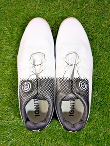 PUMA Ignite Disc Golf Shoes Size 11 - White and Black - Picture 1 of 5