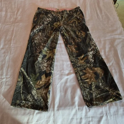 Mossy Oak Ladies Camo Twill Pants 2X (16/18) Realtree Hunting Outdoor Cotton... - Image 1 of 4