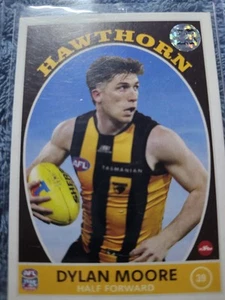 2025 AFL Teamcoach Retro Scanlens Dylan Moore Hawthorn Hawks 39 - Picture 1 of 2