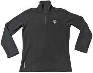 ROSSIGNOL 1/2 Zip Black Pullover Fleece Jacket - Boys 12 - Picture 1 of 15