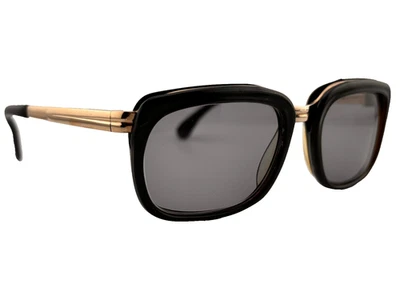 VINTAGE MARWITZ LUX BLACK & GOLD MIDCENTURY 1960'S SUNGLASSES - Image 1 of 4