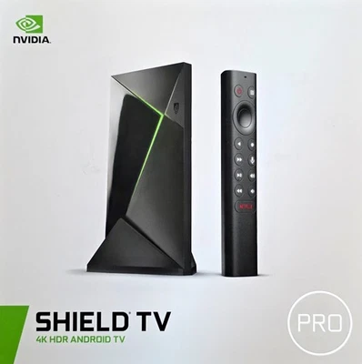NVIDIA SHIELD TV Pro (2019) 4K HDR Streaming-Mediaplayer - Schwarz - Bild 1 von 4