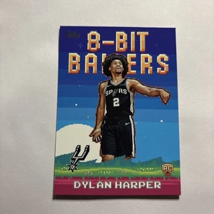 2025-26 Topps #8B-32 Dylan Harper 8-Bit Ballers Spurs Rookie RC - Picture 1 of 2