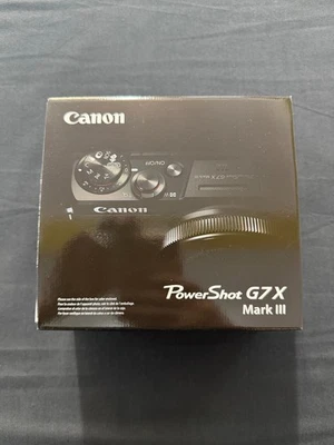 USA Canon PowerShot G7 X Mark III 20.1 Megapixel Digital Camera - Black - NEW - Image 1 of 4