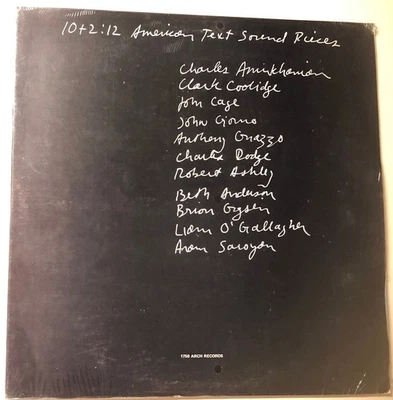 1975 Sealed! John Cage  experimental 10+2: 12 American Text Sound Pieces - Image 1 of 3