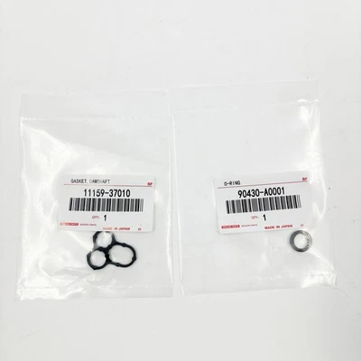 FOR TOYOTA 2012-2017  PRIUS V CAMSHAFT BEARING CAP OIL HOLE GASKET SET OF 2 Foto 1 de 4