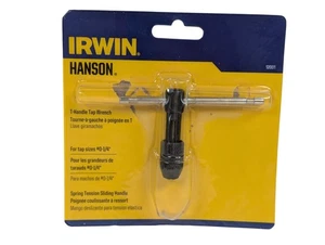 Irwin - T-Handle Tap Wrench - 0-1/4" - Spring Tension Sliding Handle - Picture 1 of 9