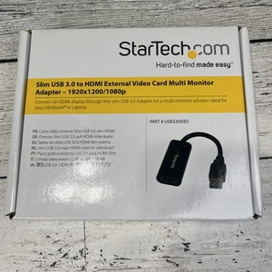 StarTech.com Slim USB 3.0 to HDMI External Video Card Multi Monitor Adapter ~NEW - Picture 1 of 3