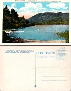 Mirror Lake at Ragged Mountain Camden Maine Postcard - Picture 1 of 1