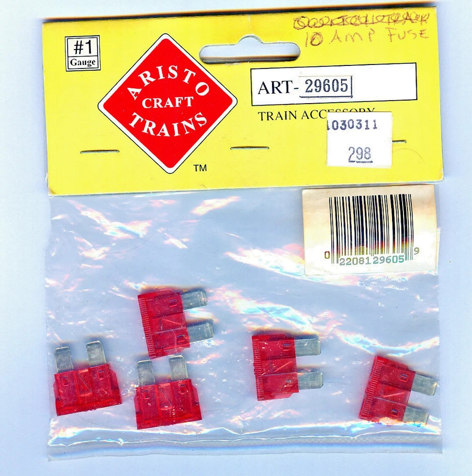 Trenes AristoCraft calibre 1 ART-29605 10 AMP fusibles Foto 1 de 1