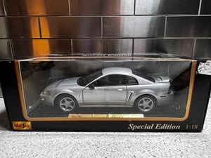 1999 Ford Mustang GT 1/18 Gray Silver 1:18 Scale Diecast Special Edition NEW!! - Picture 1 of 2