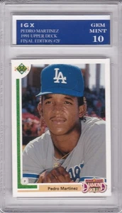 PEDRO MARTINEZ ROOKIE CARD 1991 Upper Deck Final Edition #2F GEM MINT 10 $$ RC! - Picture 1 of 1