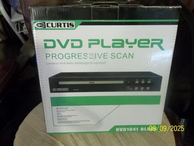 CURTIS DVD1041 COMPACTO~ESCANEO PROGRESIVO~REPRODUCTOR DE DVD~NUEVA CAJA ABIERTA Foto 1 de 3